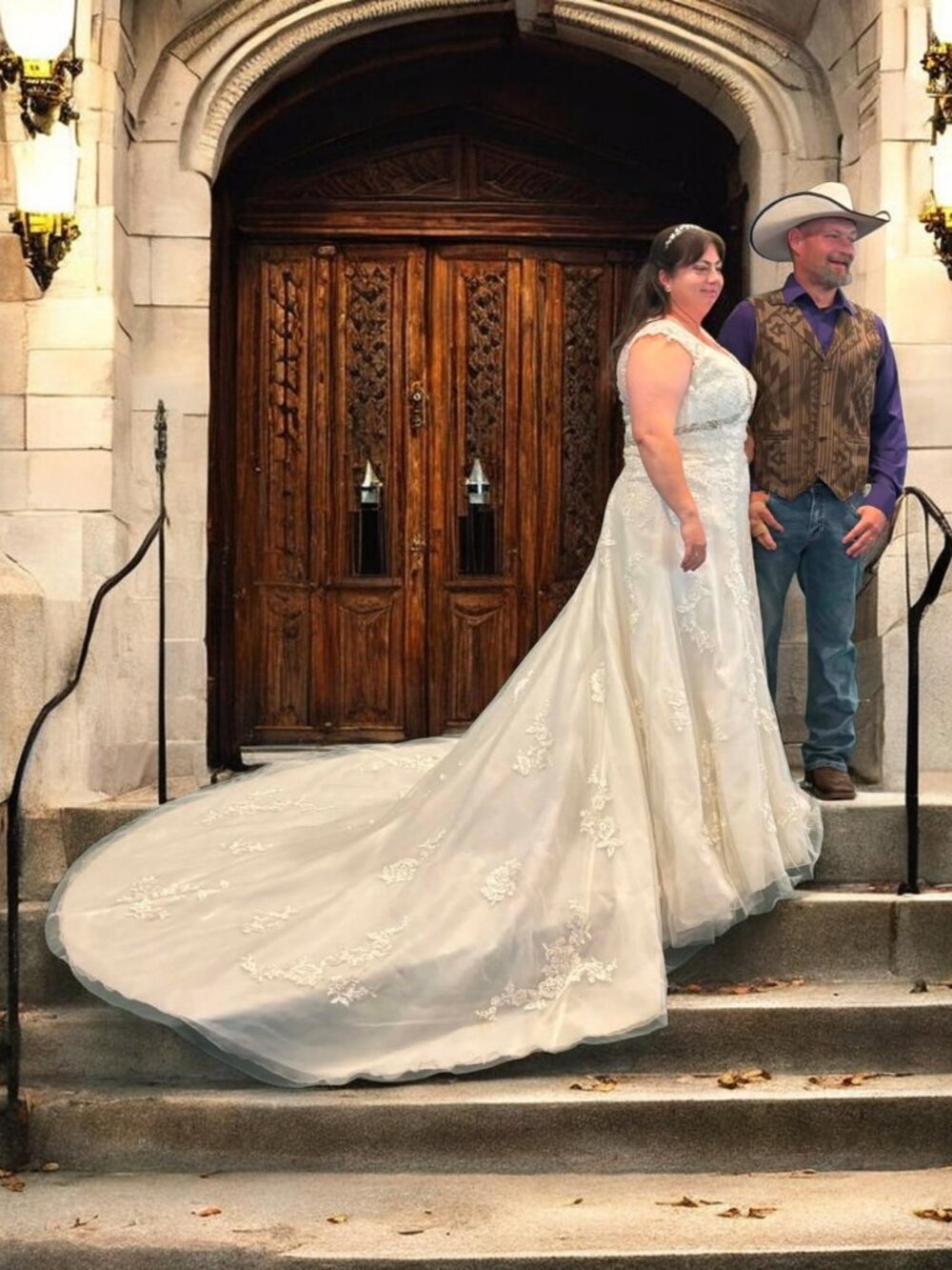 Beautiful wedding dress
